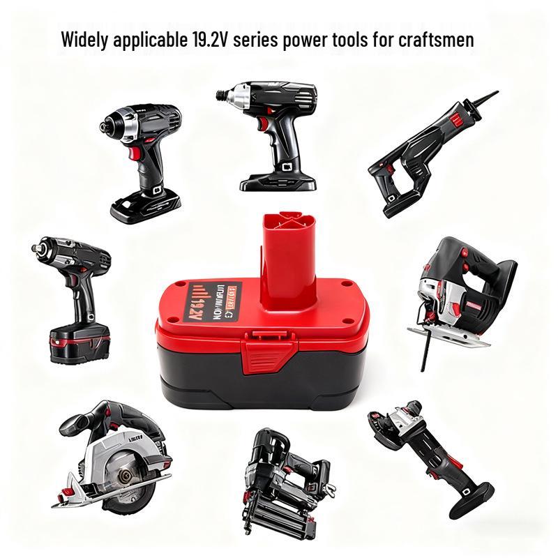 19.2V 6.0Ah High-Capacity Lithium Battery & Charger for Craftsman C3 Power Tools