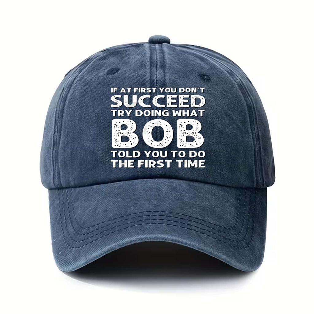 Washed Printed Hat Dad Hat Men and Women Retro Baseball Cap Popular Soft Top Sun Hat
