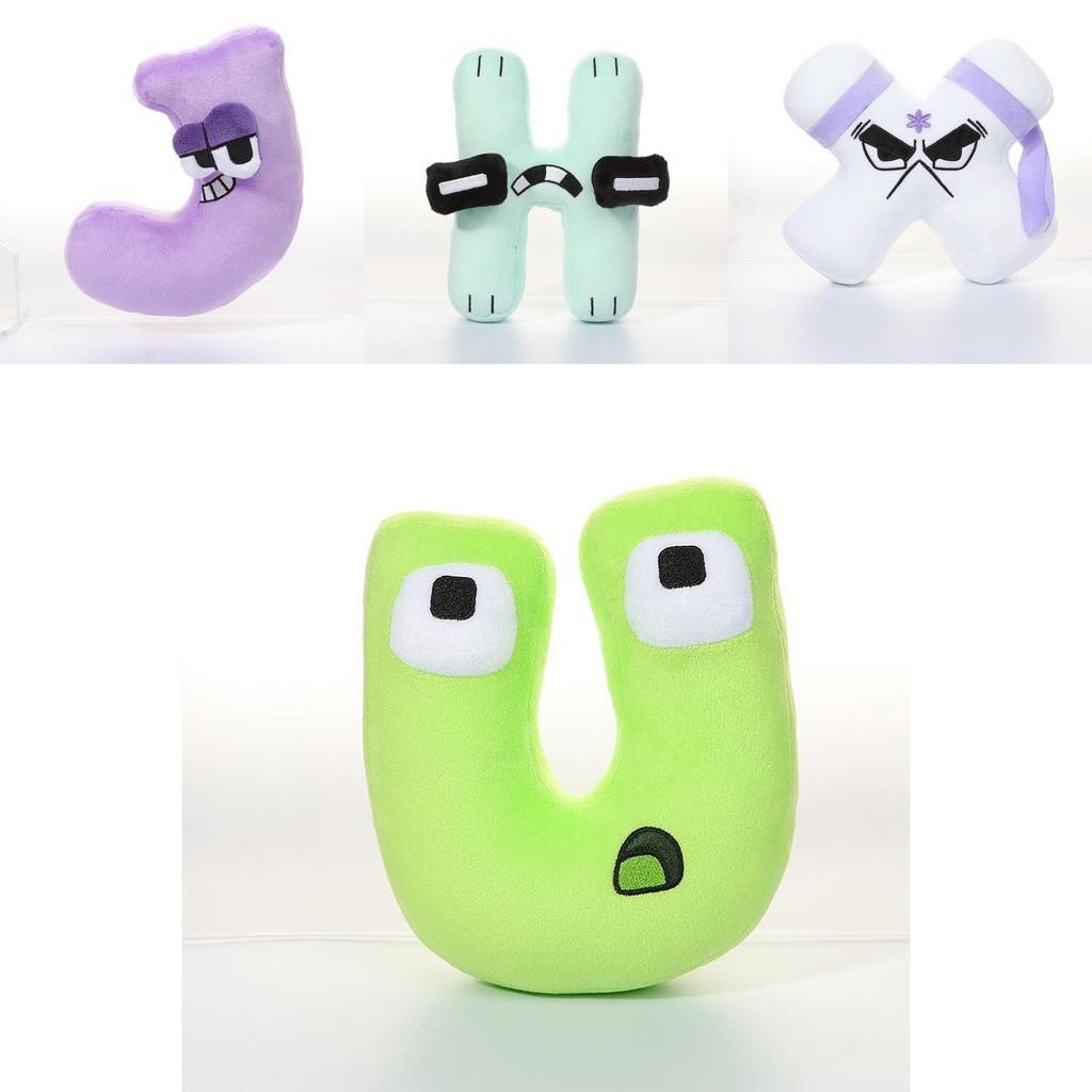 Adorable Alphabet Lore Letter A Plush Dolls Baby Educational Toys