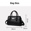 Fashion Crocodile Shoulder Bag Women High Capacity Crossbody Bag Ladies Luxury Brand Designer Leahter Handbags Commute Tote Bag