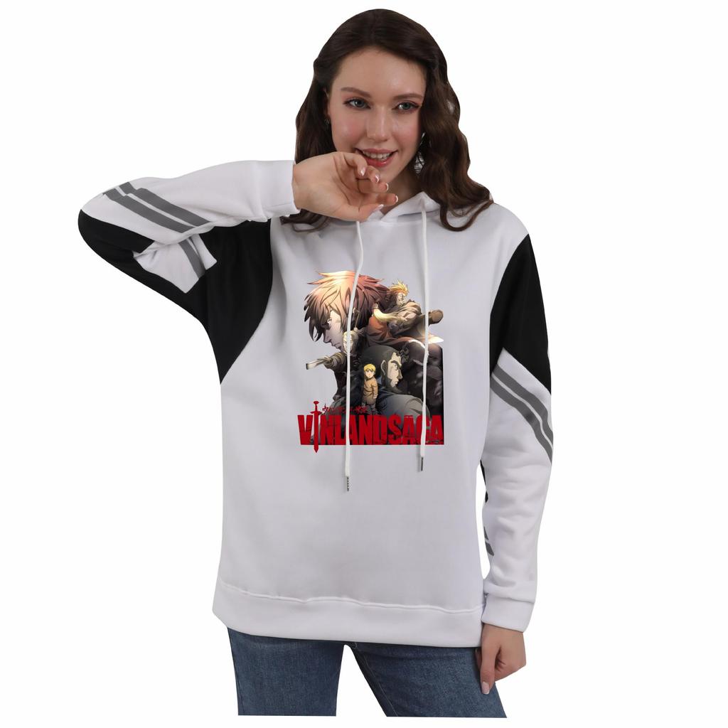 VINLAND SAGA Ice Sea War Hoodie: Unisex Autumn/Winter Color Block Fleece