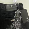 9930 CHROME HEARTS Pánske a dámske trendy džínsy v americkom štýle s látkovými nášivkami, ležérne a módne pouličné nohavice