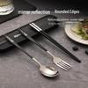 Portable Stainless Steel Cutlery Set with Storage Case
