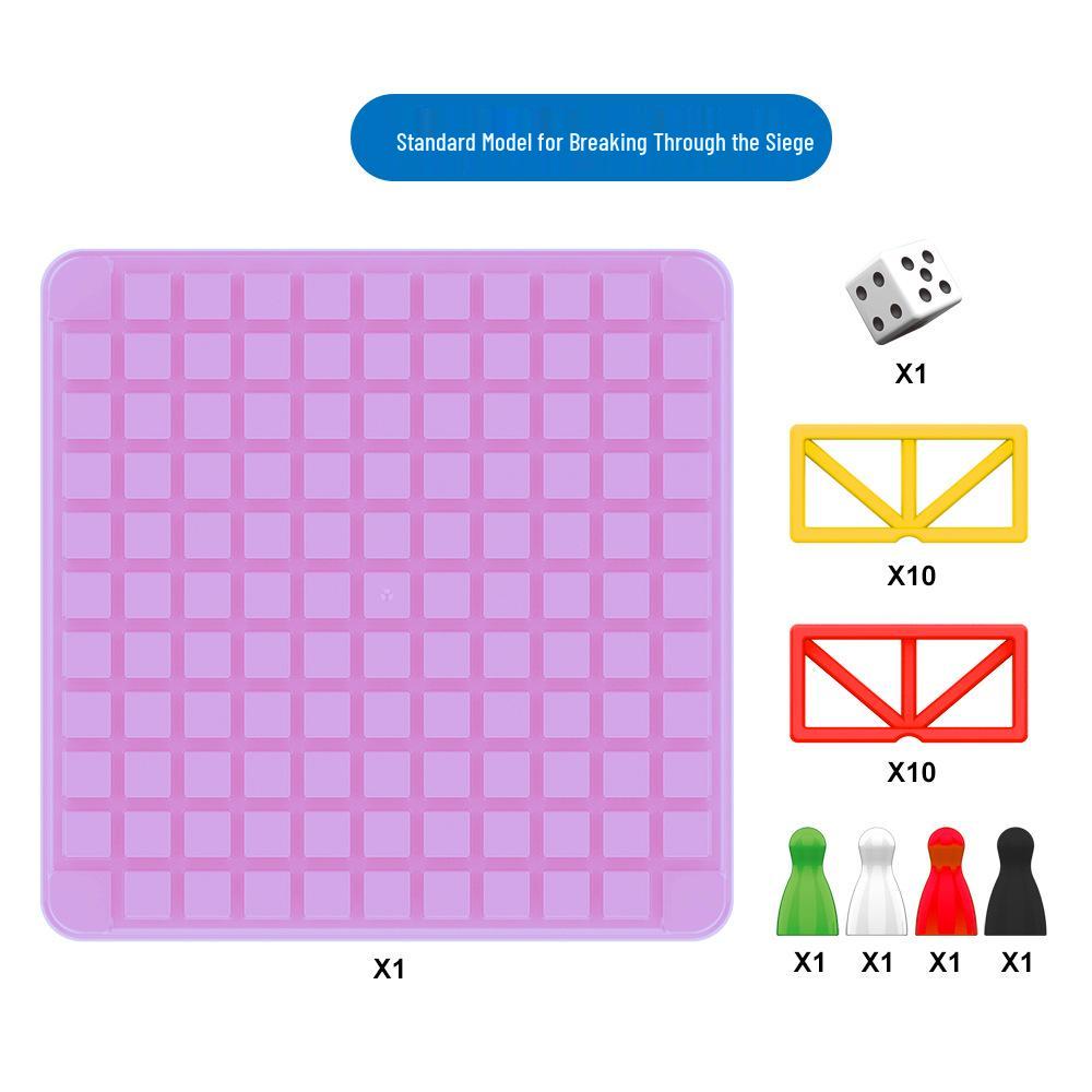Children s Interactive Strategy Checkers Game Board