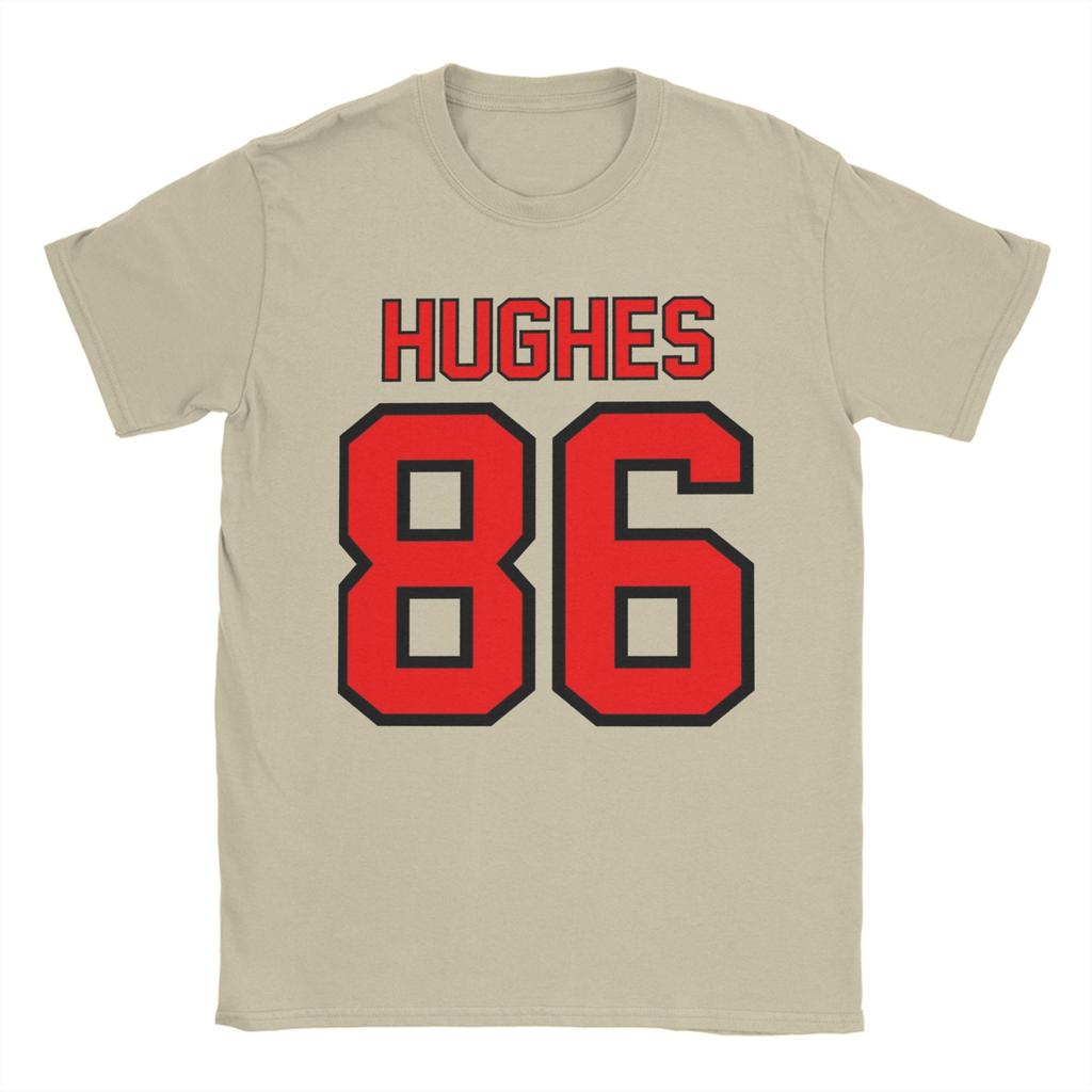 Jack Hughes Retro Unisex T Shirt Vintage Tee Shirt Short Sleeve Round Neck TShirts Pure Cotton Gift Idea Clothing