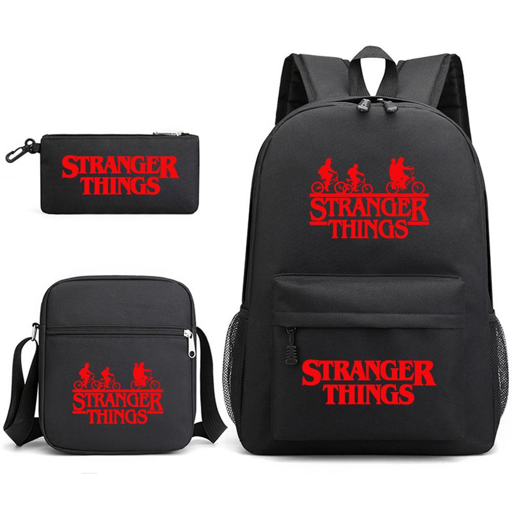 

Стиль Stranger Things Повсякденний Рюкзак Набір з Трьох Предметів 31*13*44cm
