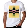 Neon Black And Gold Anishinaabe Abstract Tshirt Vintage Style Printed Top