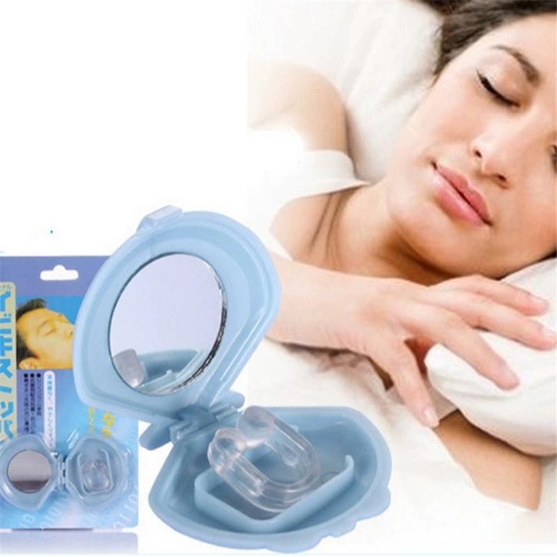 Anti Snoring Nose Clip Silicone Mini Snore Stopper Breathing Corrector for Quiet Sleep Comfortable & Reusable