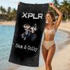 Beach Towel with Sam and Colby Pattern - Soft,absorbent,machine Washable Lightweight&Modern,swimming,Travel Essentials