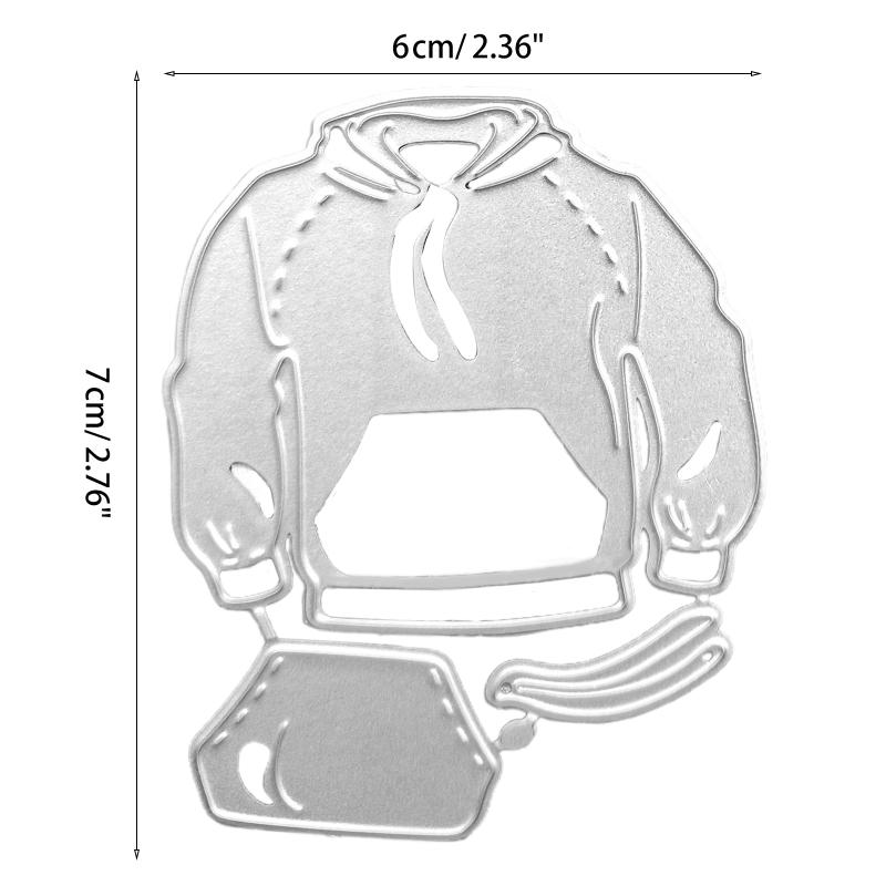 Children Hoodie Metal Cutting Dies Handmade Crafts DIY Scrapbooking Embossing Supplies for Children Kids Girls
