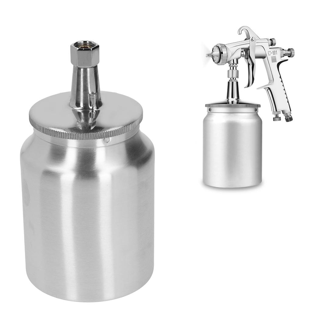 Spray   Cup Aluminium 1000ml Suction Feed Paint Sprayer Pot Kettle Can