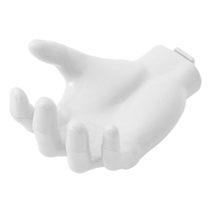 

Кумедний гачок долонею вгору Тримач для мила Пальець Форма руки Дизайн Настінні вішалки Гачки Стійка для зберігання у ванній Декор Організація дому