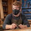 Maschera Antipolvere per Lavori in Giardino 2 Pezzi Maschera, Traspirante Riutilizzabile Filtro al Carbonio Viso Regolabile Anti-inquinamento Imbottitura con Occhiali Lavorazione del Legno Edilizia