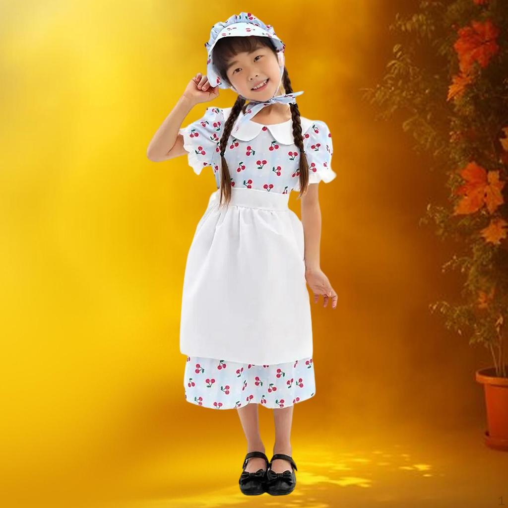 Cherry Colonial Dress Cosplay