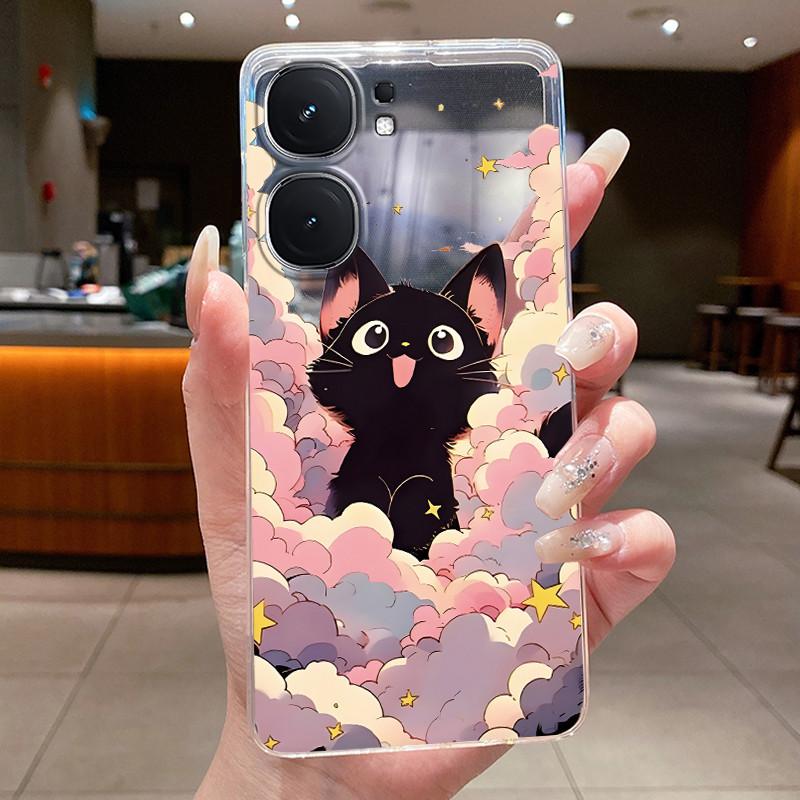 Casing For Vivo iQOO Neo9 Neo9s Pro+ Neo 9 9s Pro Plus 5G Luxury Dragon Cute Cool Boys Girls Transparent Phone Case Back Cover