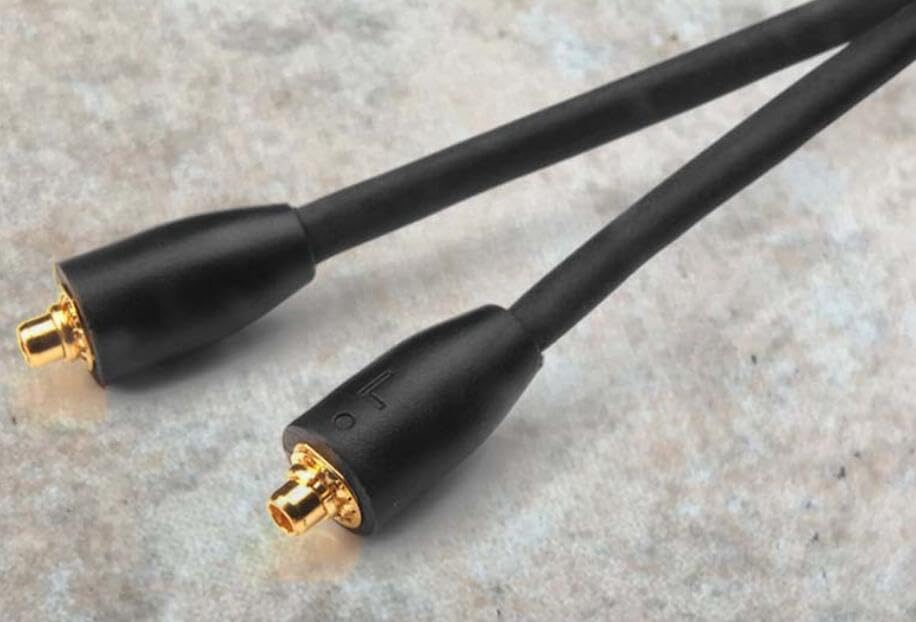 Replacement Headphone Cable for Shure SE215, SE535, SE315, SE425, SE846, UE900, and W40 Audio Headphones.