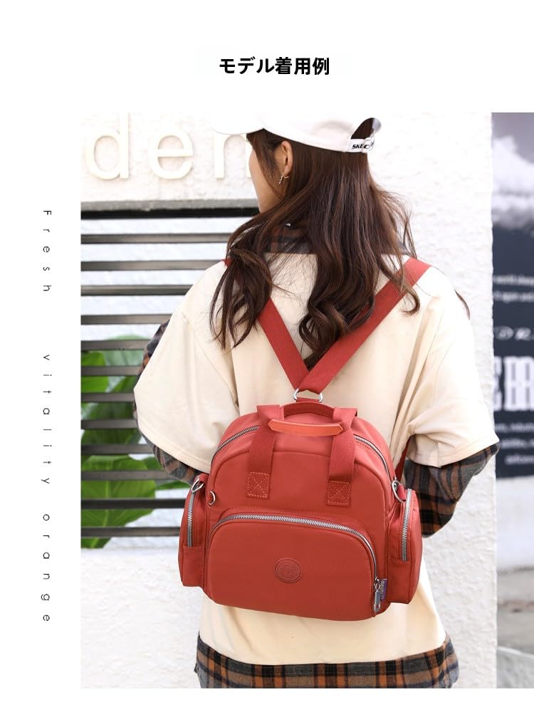 Tian Yu Women's Fashion Backpack. Made from High-quality Oxford Fabric, This Abrasion-resistant, Waterproof Backpack Can Be Worn As a Crossbody,
