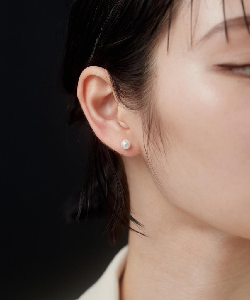 Novice Tokyo Pearl Stud Pierce [Stainless] / Gold