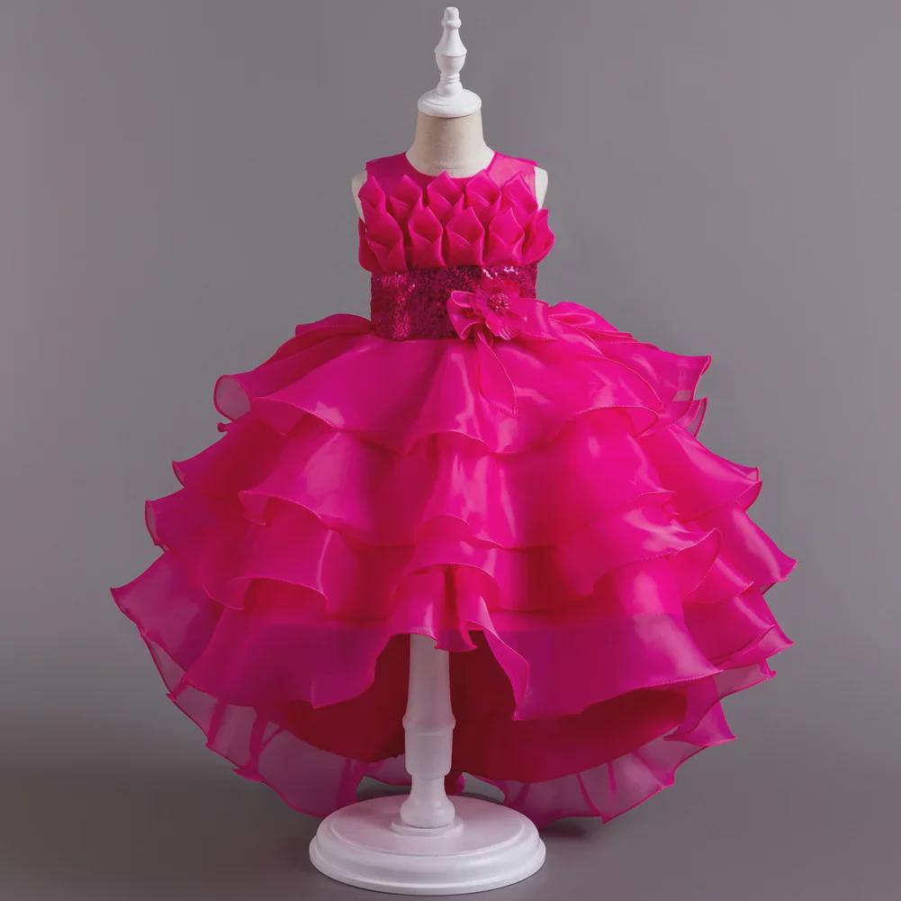 Elegante abito da principessa per bambini grandi - Splendido abito strascicato per feste e spettacoli