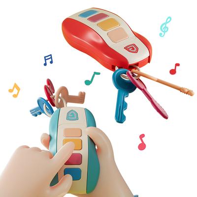 Baby Toys Musical Car Key Vocal Smart Remote Car Vois Pretend Play Educational Toys For Kids Sound Singing Toys Xmas Gifts