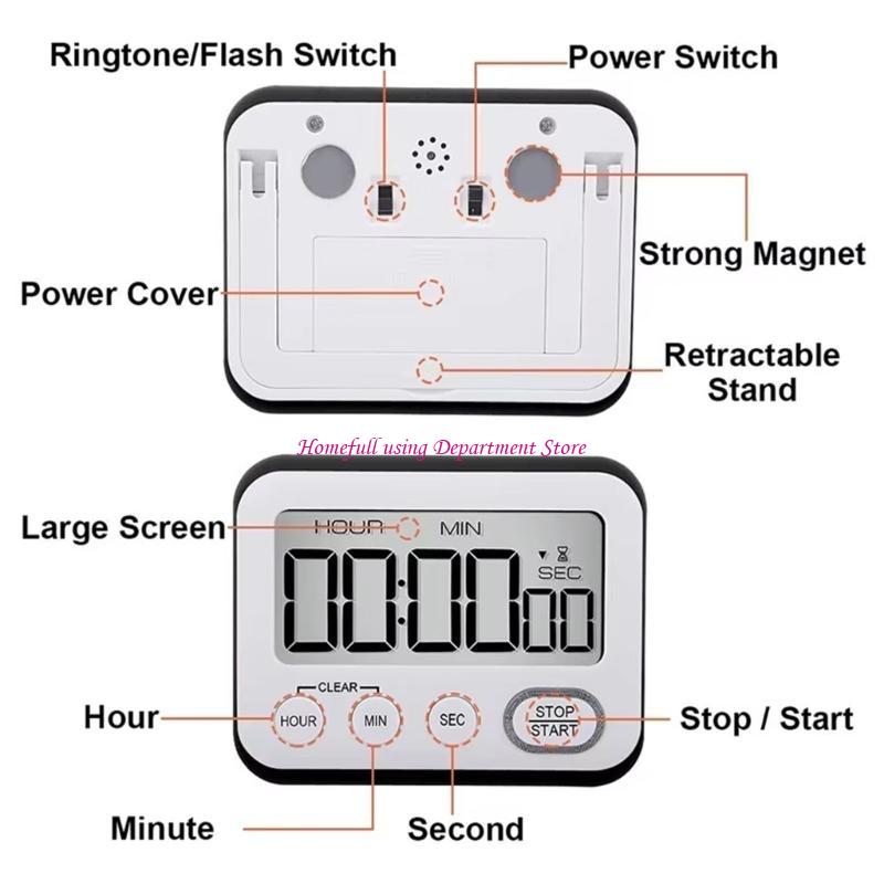 

Count Up/Down Timer Digital Timer Stopwatch for Classroom Home Table Timer Timer LCD Display Cooking Timer CN