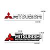 Logo Styling Emblema Distintivo Adesivo Decorativo Lettere Metalliche 3D Per Mitsubishi Eclipse Lancer Outlander ASX Colt I200 Star