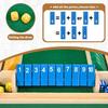 Wooden Dice Game Board, Family Party Fun Board Game, Multi-Color Chessboard Number Game, Ideal for Family Gatherings