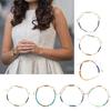 7 Chakra Beads Bracelet Natural Stone Braided Rope Healing Balance Bracelet Bangles with 2mm Beads Handchain for Women
