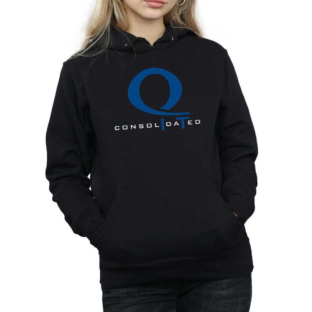 DC Comics Womens/Ladies Arrow Queen Consolidated Logo Hoodie