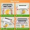 New Upgrade Compact Vacuum Sealer Machine, 75KPA Strong Suction, LED Digital Timer Display, Dual Use For Dry & Wet Foods