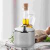 Stainless Steel Sugar Jar With Condiment Containers Lids Reusable Seasoning Storage Jars Kitchen Spice Container Bowl Jar