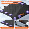 Magnetic Windshield Cover 12-Magnet Universal Car Windshield Protector for Snow And Ice All-Season Frost Sun Protection Car Cover for SUV Truck