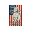 250 Years of Freedom Garden Flag Single Sided 30X45cm Decorative Outdoor Banner with Cat and Patriotic Design for Yard and Home Display