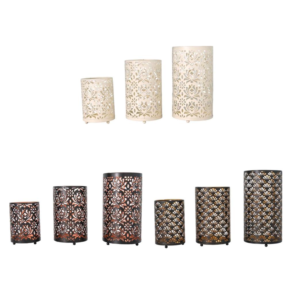 Bougeoir Décoration de Bureau Fer Cadeaux Style Européen Lanterne Décorative pour Fête Thanksgiving Pâques Hôtel Chambre