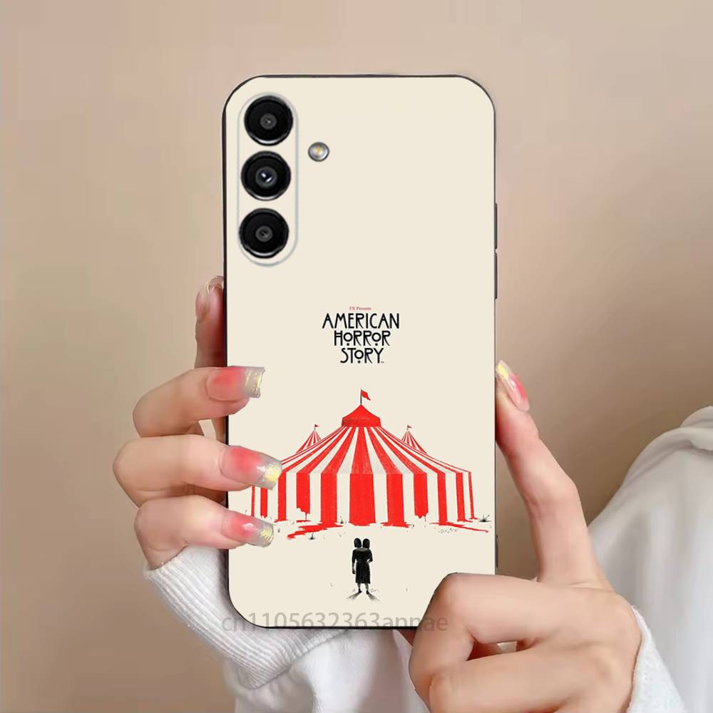 AHS American Horror Story  Phone Case For Samsung S25,24,23,22,21,S20,Ultra,Plus,FE Black Soft Cover