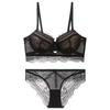 Sexy lace underwear women's small breasts show big gathering anti-sagging bra natal year red bra