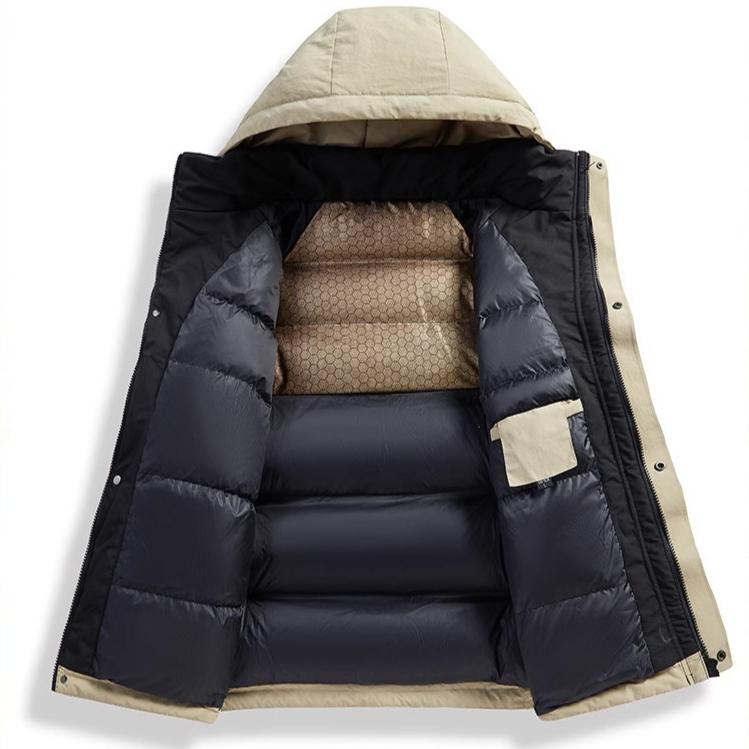 Men's Cotton-padded Jackets Winter Thickened Warm Down Jackets Loose and Casual Cotton-padded Jackets Outdoor Windbreakers