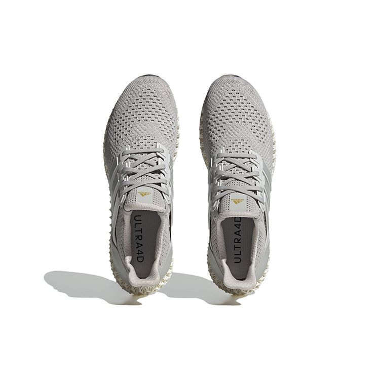 Adidas Ultra 4D Grå Gull Metallic Unisex Sneakers Grå-To Grå-En IG2260
