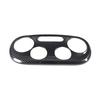 For Fiat 500 2016-2024 ABS Carbon Fiber Car Air Conditioning Adjustment Switch Button Frame Cover Interior Car Accessories