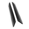 2pcs Carbon Fiber Car Inner Door Handle Trim Pull Grab Panel Handle Cover For 2021 2022 Rhd