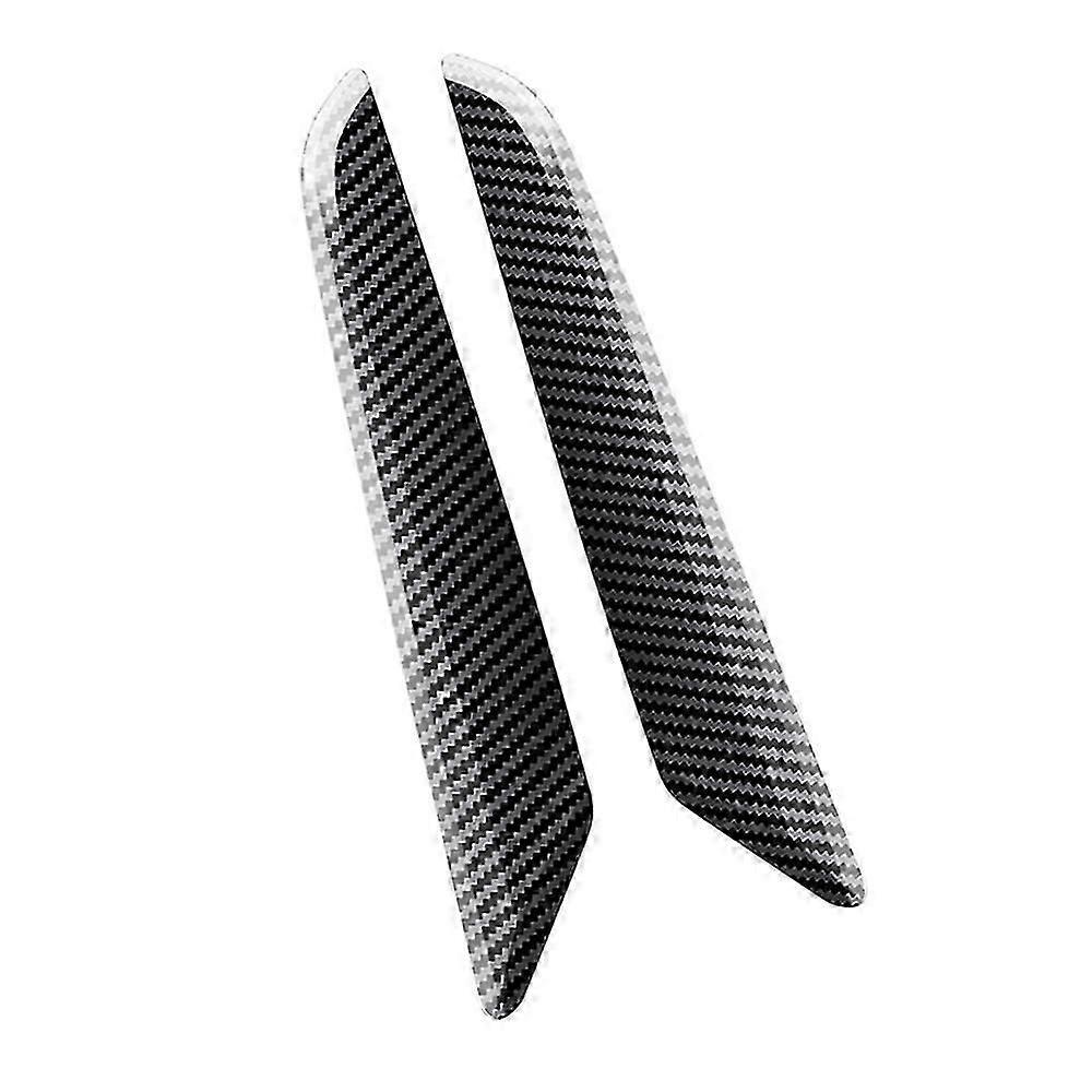2pcs Carbon Fiber Car Inner Door Handle Trim Pull Grab Panel Handle Cover For 2021 2022 Rhd