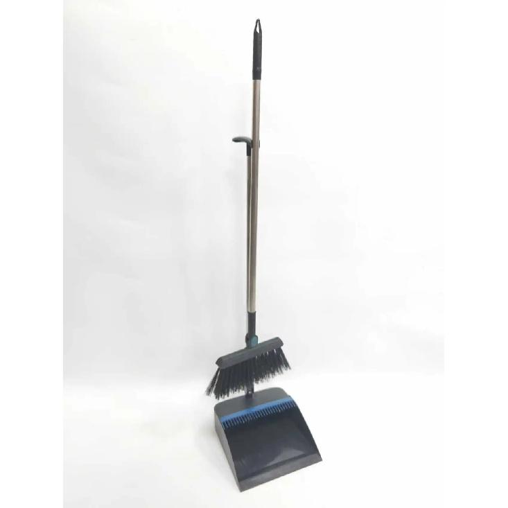 Broom set Household broom broom Dustpan set Brush head sweeping Individual sweep broom Foldable garbage shovel broom
