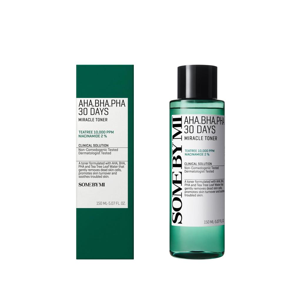 SOME BY MI New Package 30 Days Miracle Toner 150ml 30 Days Miracle Toner 1 piece 150ml For sensitive skin Toner toner Moisturizing Moisturizing For