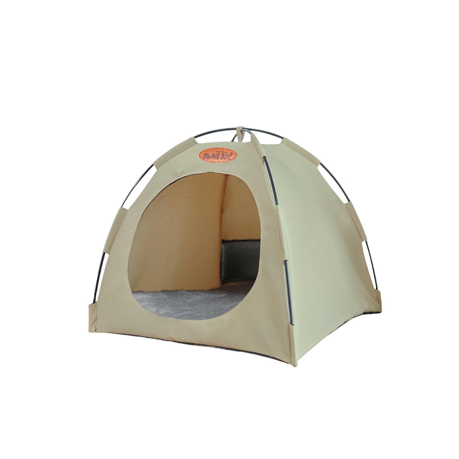 

Лежанка для питомца Съемная и моющаяся Полузакрытая палатка Лежанка для кошки Лежанка для собаки Складная One Size