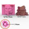 3D Silicone Molds Smiley Stump Silica Gel Mould Succulent Plant Pot Home Decor DIY Cactus Plaster Clay Resin Craft Tools