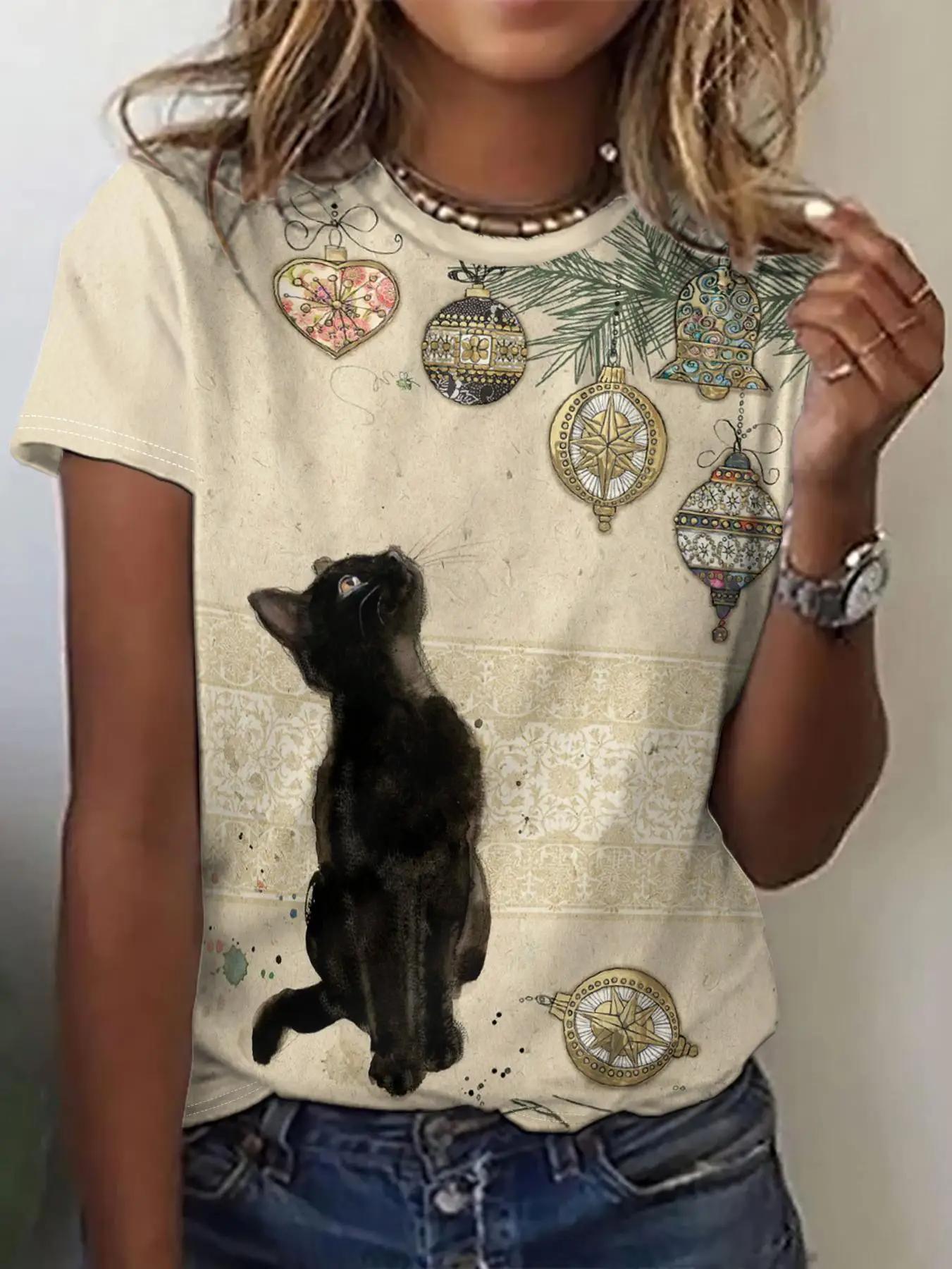 Женская футболка с круглым вырезом — фото 7