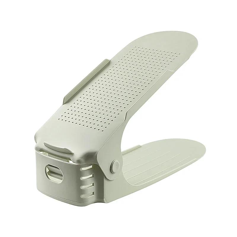 1pcs Adjustable Shoe Rack Storage Double Thickened Layered Shoe Tray Household Space-saving ShoeOrganizer Shoe Cabinet Shelves