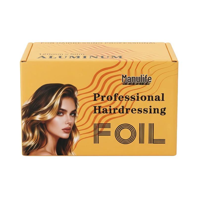 Embossed Aluminum Foil for Hair Dyeing and Bleaching - Barber Shop Highlights Tool