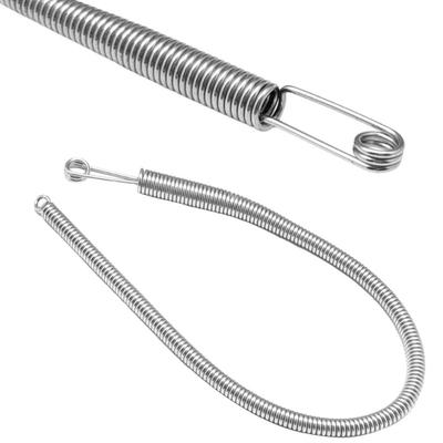 Passador de Cordão de Mola Dobrável com Clipe Calças Moletons Elástico Cordão de Renda Passador de Cordão Flexível Acessórios de Costura DIY