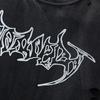 Kurzarm-T-Shirt mit Aufdruck „Waschen und Wasserschaden“ für Herren im Sommer, lässiges Oberteil mit Viertelärmeln, trendiges Instagram-Street-T-Shirt